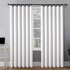 100% Blackout Curtain Lining Pair White With Hooks & Rings